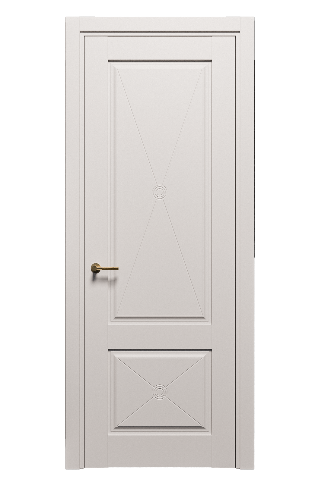 Межкомнатная дверь Сити X-design глухая эмаль ral 9003 25187