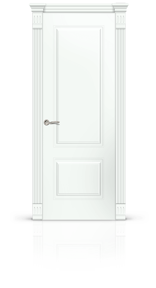 Межкомнатная дверь Вероник-1 остекленная эмаль ral 9003 23188