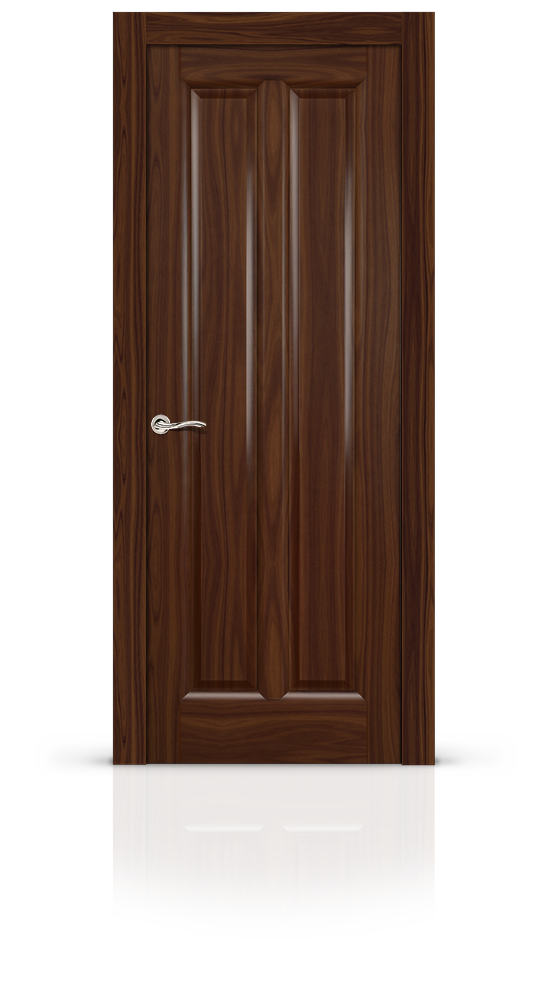 Межкомнатная дверь Крит остекленная американский орех 16751