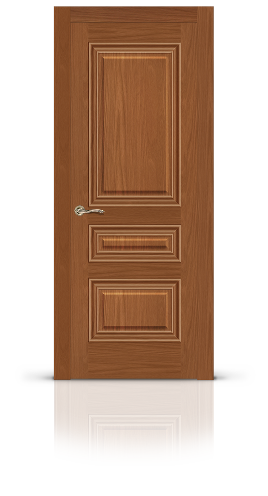 Межкомнатная дверь Элеганс-2 остекленная американский орех 15199
