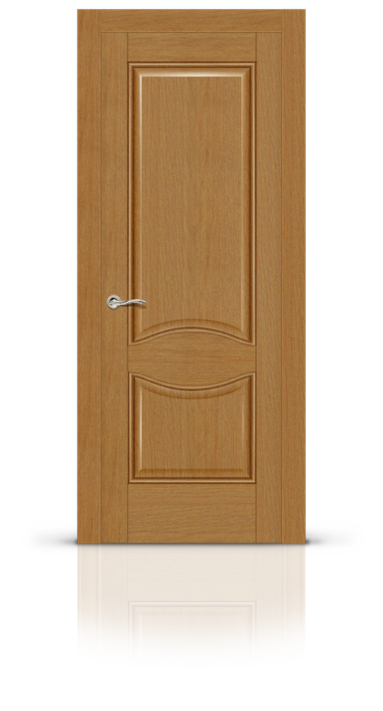 Межкомнатная дверь Онтарио остекленная светлый анегри 13764