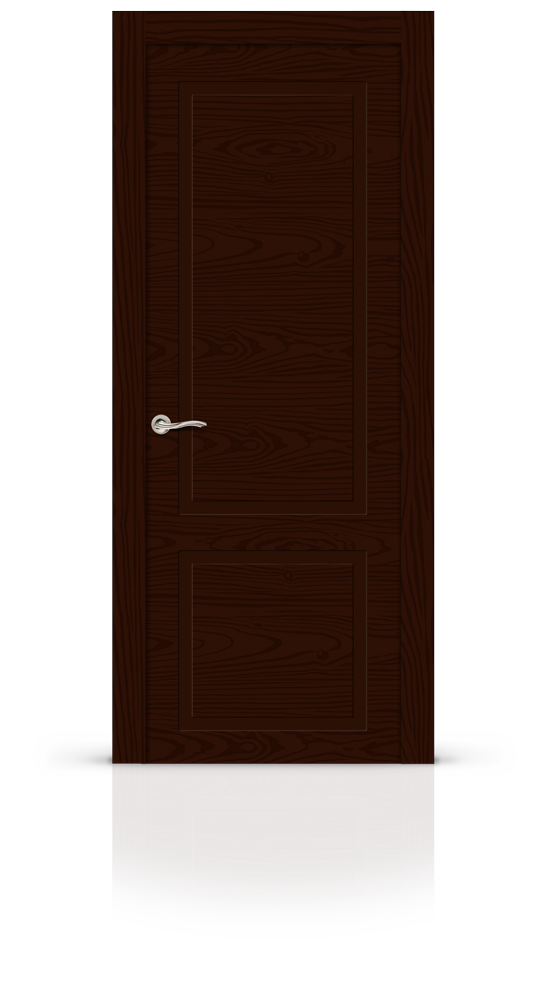 Межкомнатная дверь Бостон-1 глухая ясень шоколад 19208