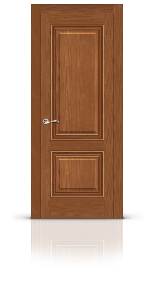 Межкомнатная дверь Элеганс-1 остекленная американский орех 14650