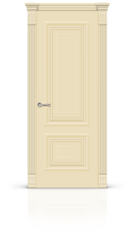 Межкомнатная дверь Мартель остекленная эмаль ral 1015 21024