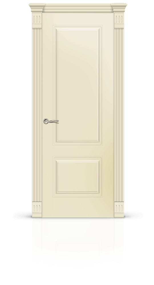 Межкомнатная дверь Вероник-1 остекленная эмаль ral 1013 23133