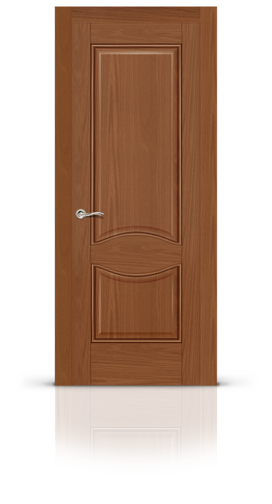 Межкомнатная дверь Онтарио остекленная американский орех 14002
