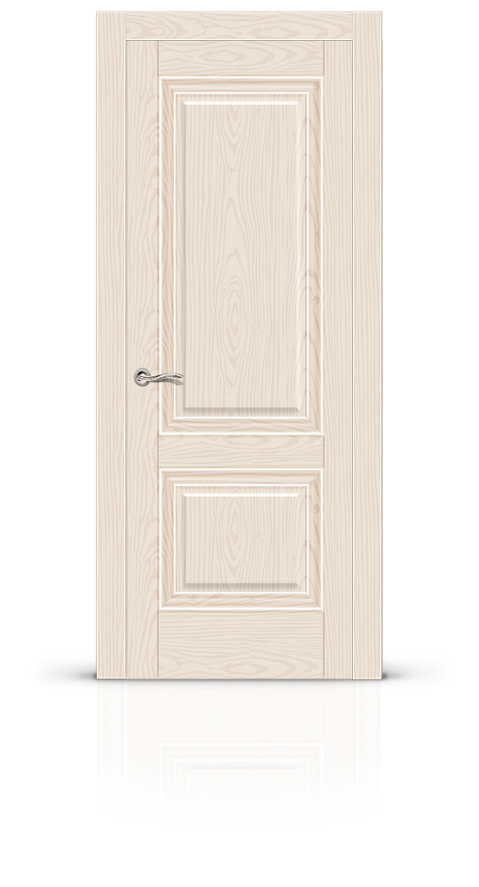 Межкомнатная дверь Элеганс-1 остекленная ясень крем 14751