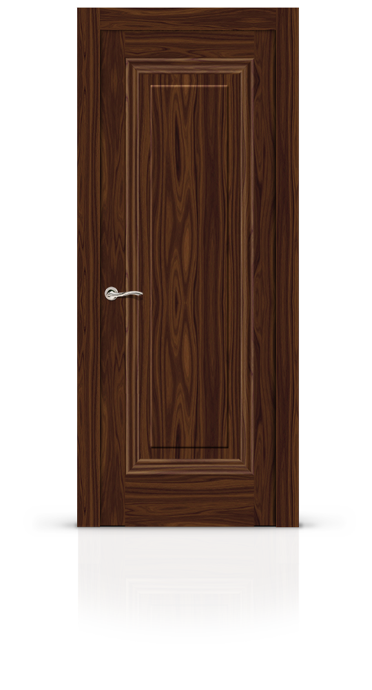 Межкомнатная дверь Элеганс-5 остекленная американский орех 15864