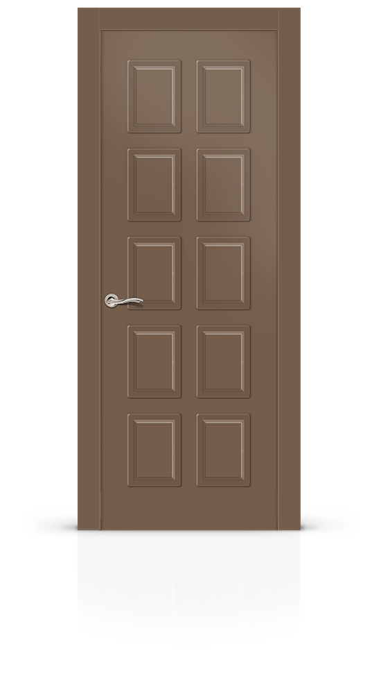 Межкомнатная дверь Ориан остекленная эмаль ncs 5010 11182