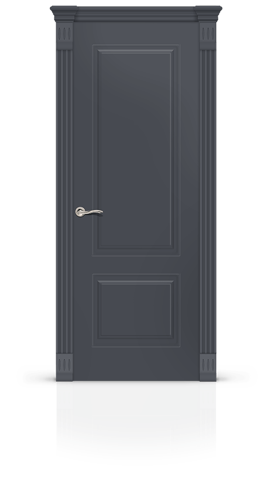 Межкомнатная дверь Вероник-1 остекленная эмаль ral 7024 23159