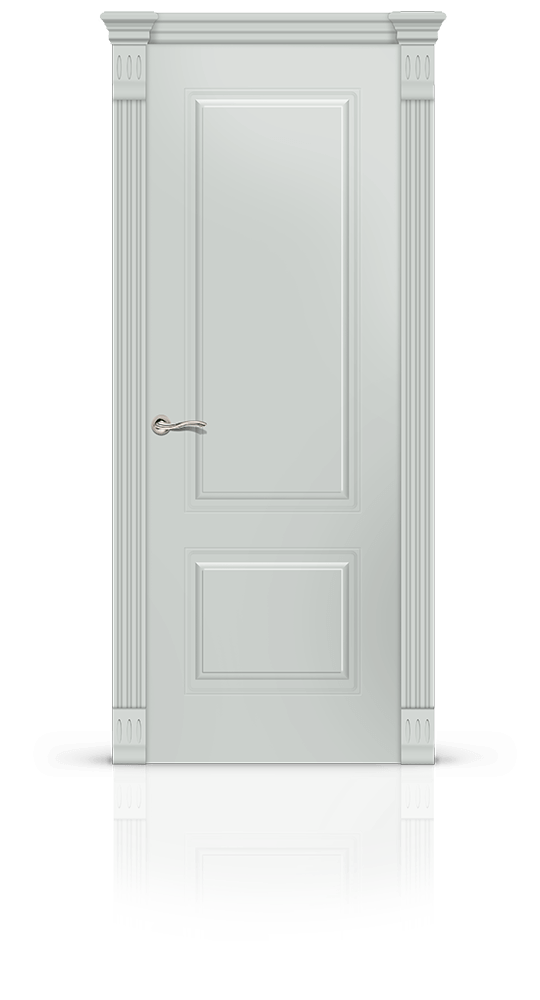 Межкомнатная дверь Вероник-1 остекленная эмаль ral 7035 23165