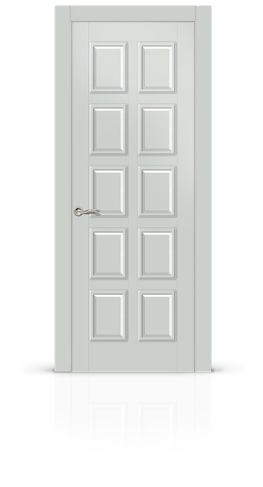 Межкомнатная дверь Ориан остекленная эмаль ral 7035 11219
