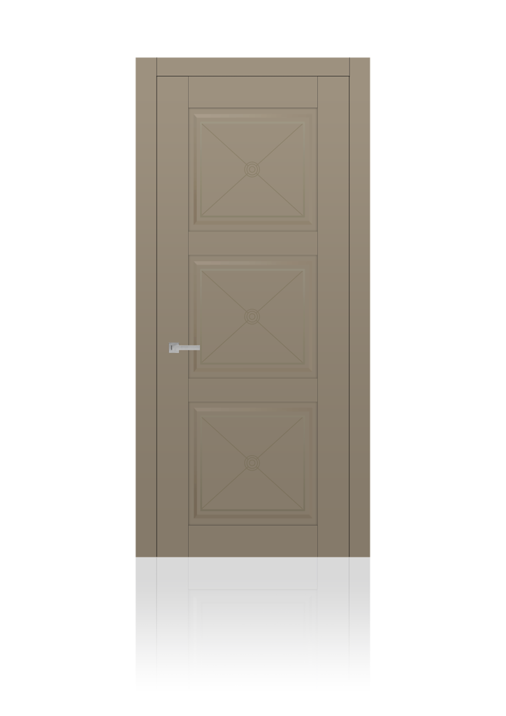 Межкомнатная дверь Сити X-design глухая эмаль ral 1013 25175