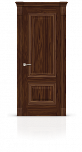 Межкомнатная дверь Элеганс-4 остекленная американский орех 21193