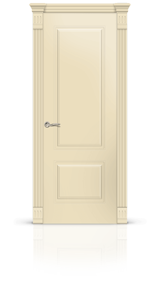 Межкомнатная дверь Вероник-1 остекленная эмаль ral 1015 23144