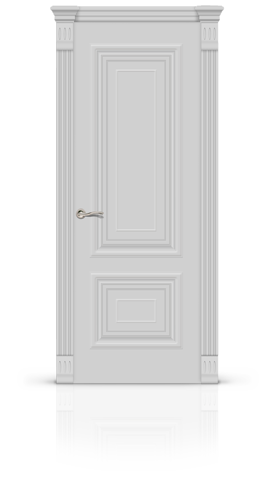 Межкомнатная дверь Мартель остекленная эмаль ral 7047 21058