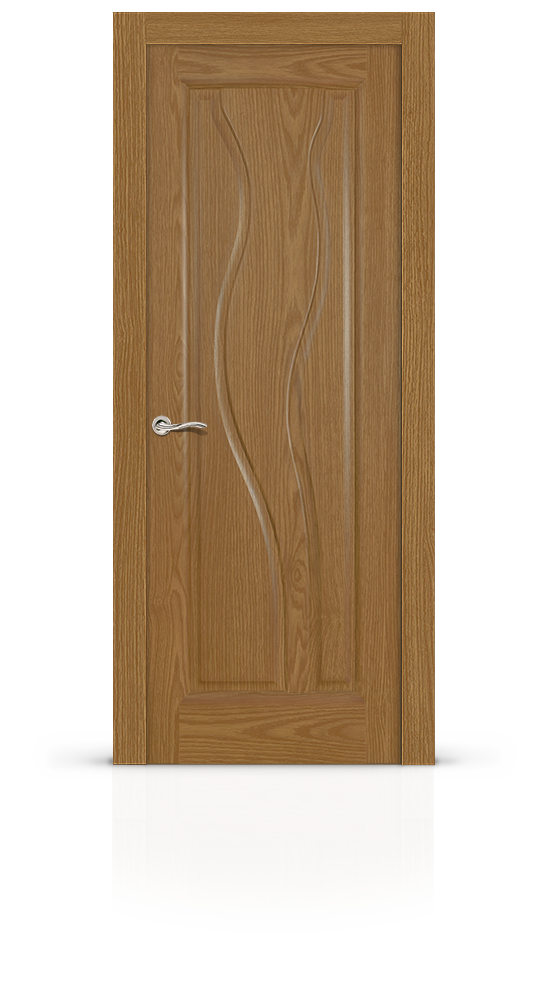Межкомнатная дверь Сафари остекленная дуб медовый 16621