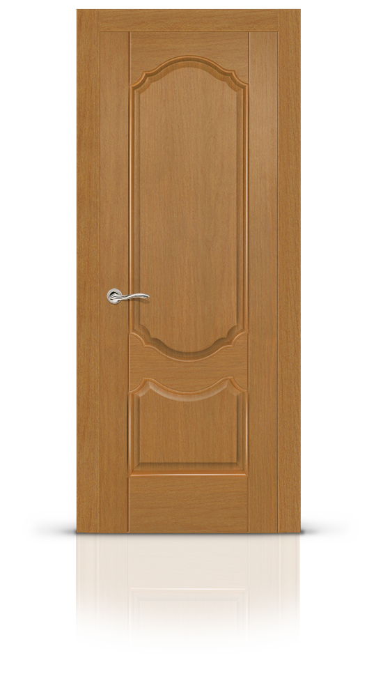 Межкомнатная дверь Гиацинт остекленная светлый анегри 13092