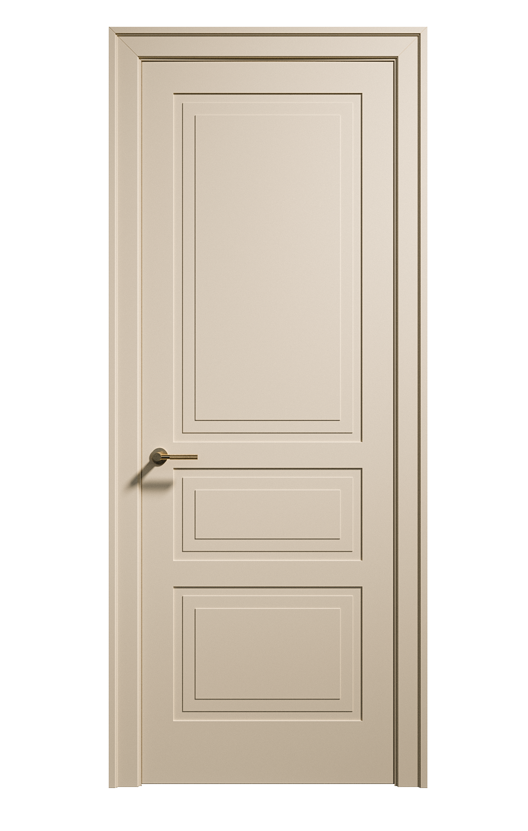 Межкомнатная дверь Статус-3 глухая эмаль ral 9001 26552