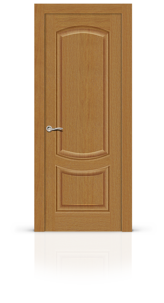 Межкомнатная дверь Калисто остекленная светлый анегри 11360