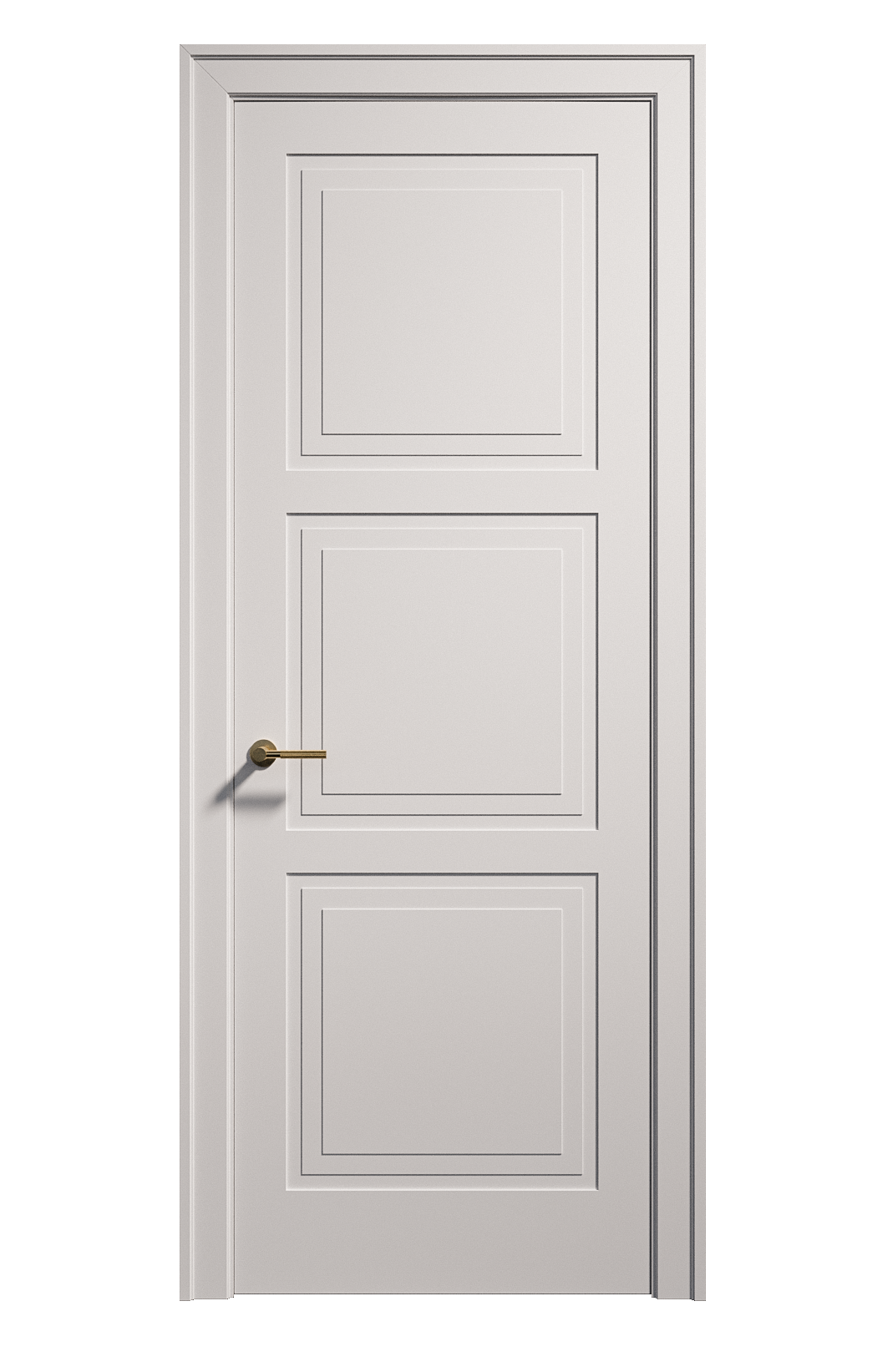 Межкомнатная дверь Статус-5 глухая эмаль ral 9003 26780