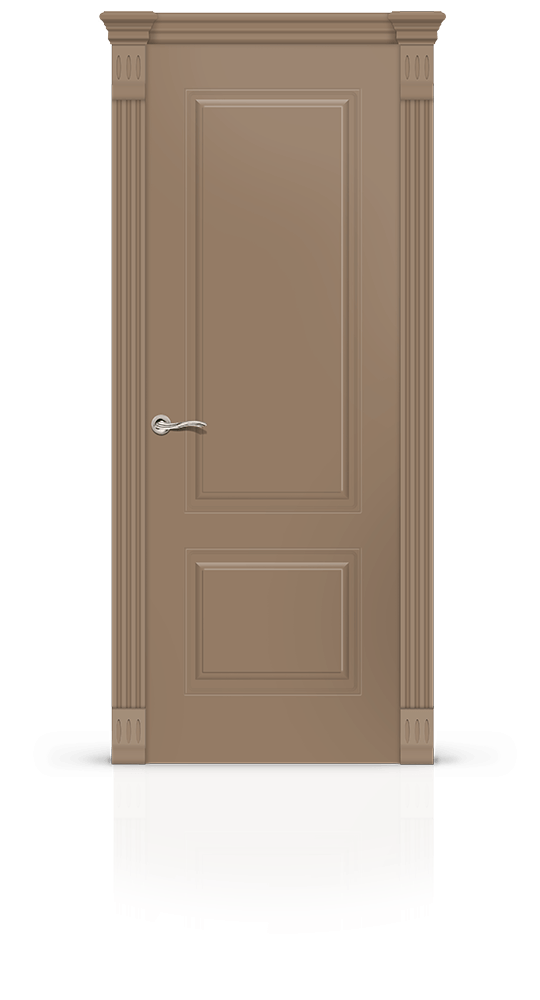 Межкомнатная дверь Вероник-1 остекленная эмаль ral 7040 23169