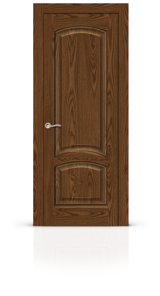 Межкомнатная дверь Александрит-2 глухая дуб мореный 11307