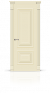 Межкомнатная дверь Мартель остекленная эмаль ral 1013 21012