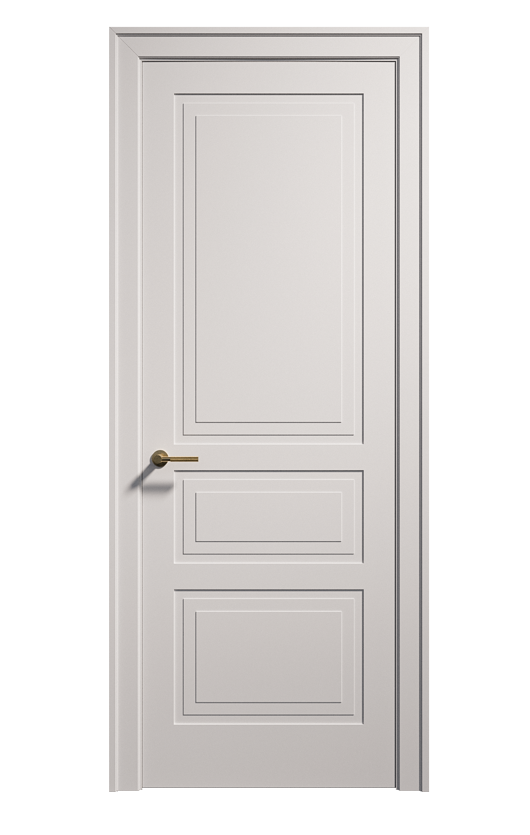 Межкомнатная дверь Статус-3 глухая эмаль ral 9003 26584