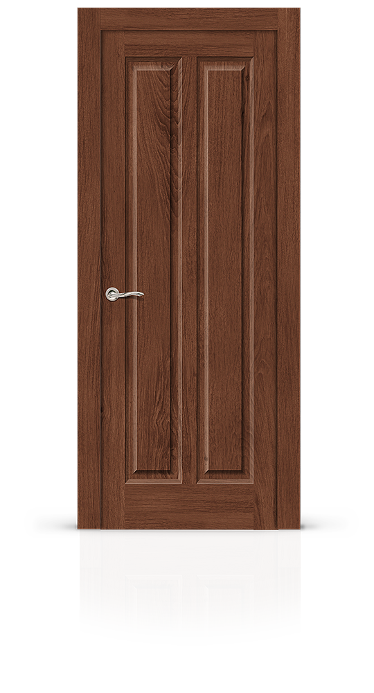 Межкомнатная дверь Крит-2 остекленная дуб миндаль 11871