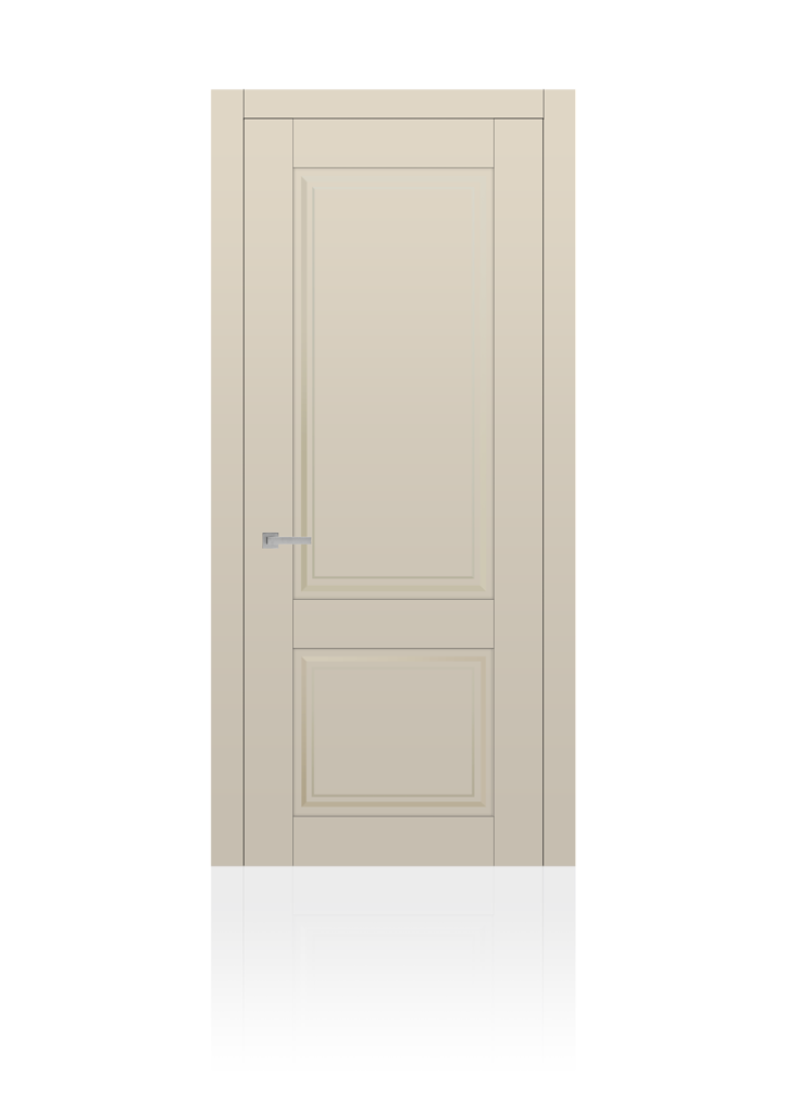 Межкомнатная дверь Сити стандарт глухая эмаль ral 1013 25129