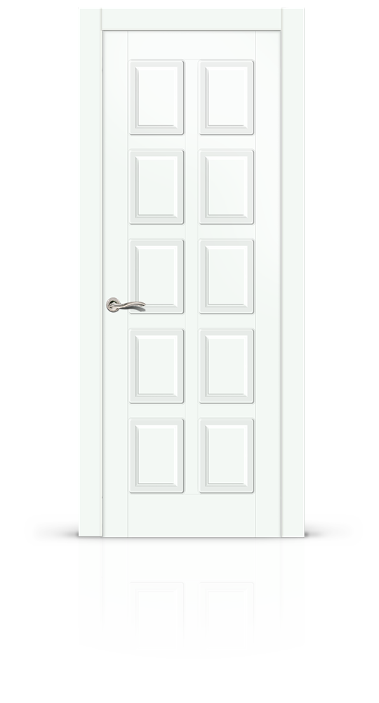 Межкомнатная дверь Ориан глухая эмаль ral 9003 11159  по 15 150 .