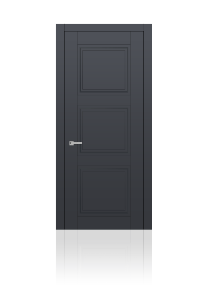 Межкомнатная дверь Сити стандарт глухая эмаль ral 7024 25135