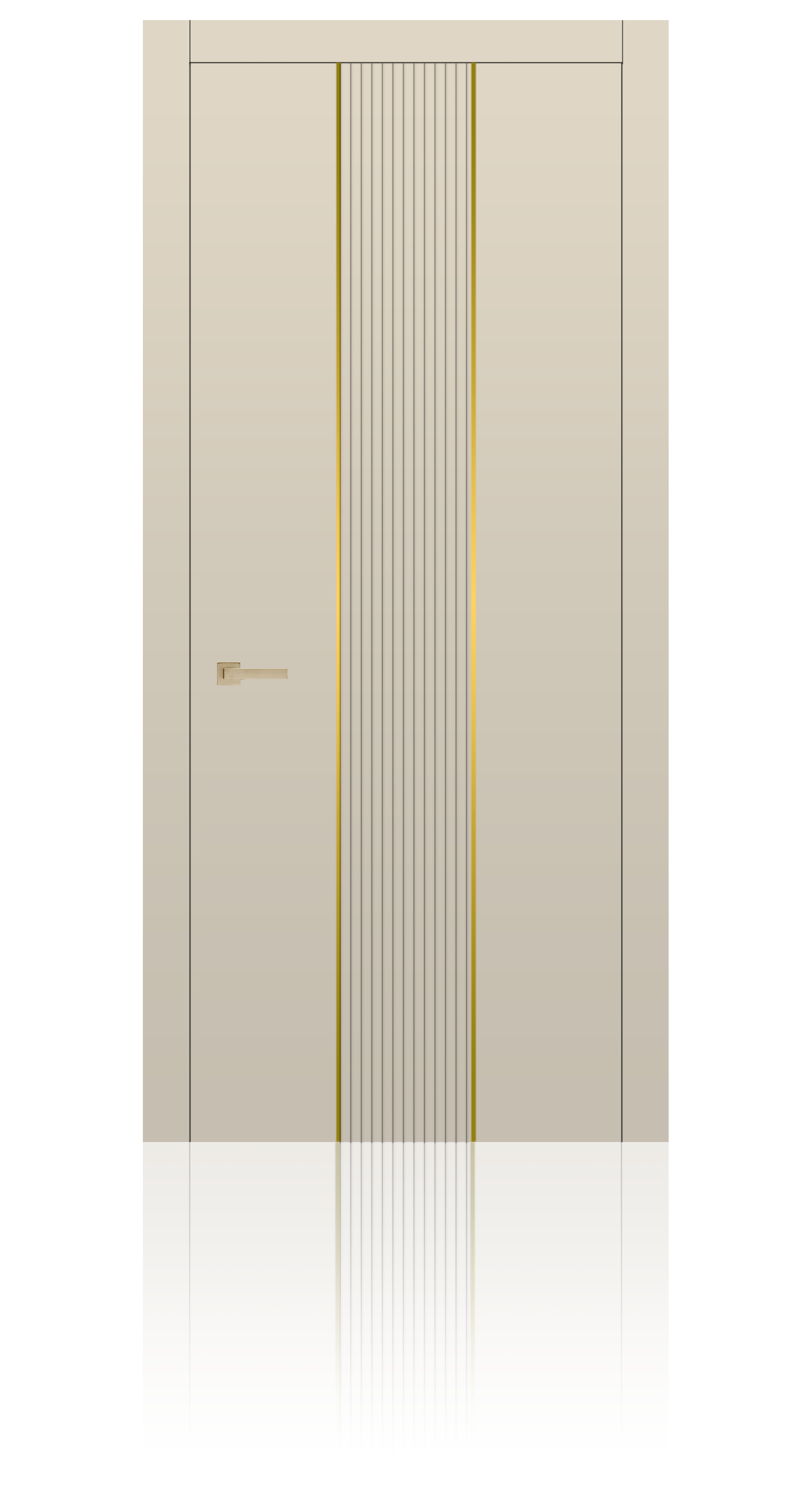 Межкомнатная дверь Урбан-4 глухая эмаль ral 1013 24958