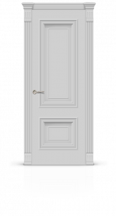 Межкомнатная дверь Мальта-1 остекленная эмаль ral 7047 21923