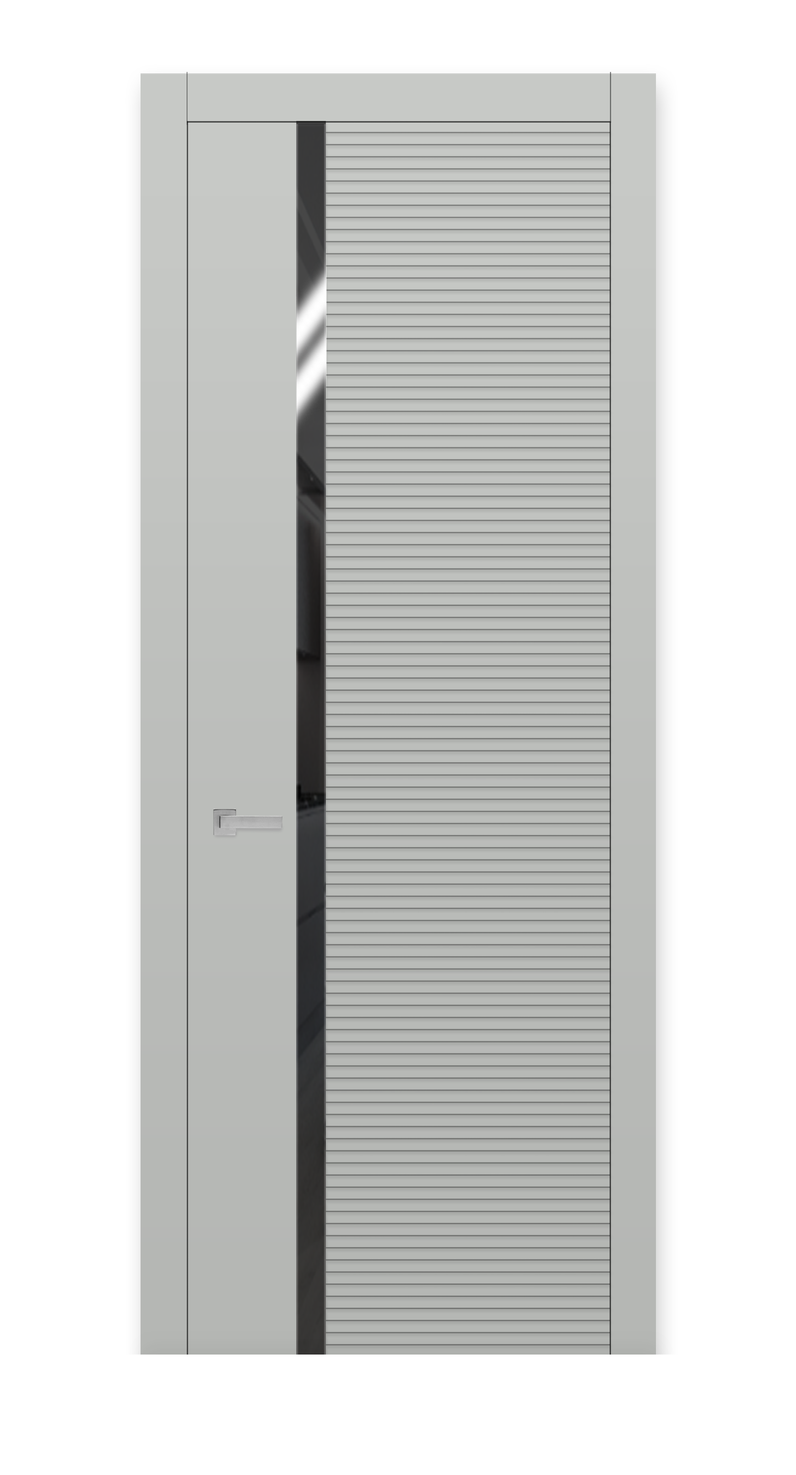 Межкомнатная дверь Урбан-2 остекленная эмаль ral 7035 24918