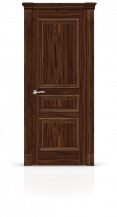 Межкомнатная дверь Лувр-2 глухая американский орех 20768