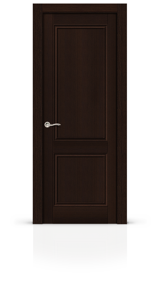 Межкомнатная дверь Энигма-1 остекленная экошпон венге 9647