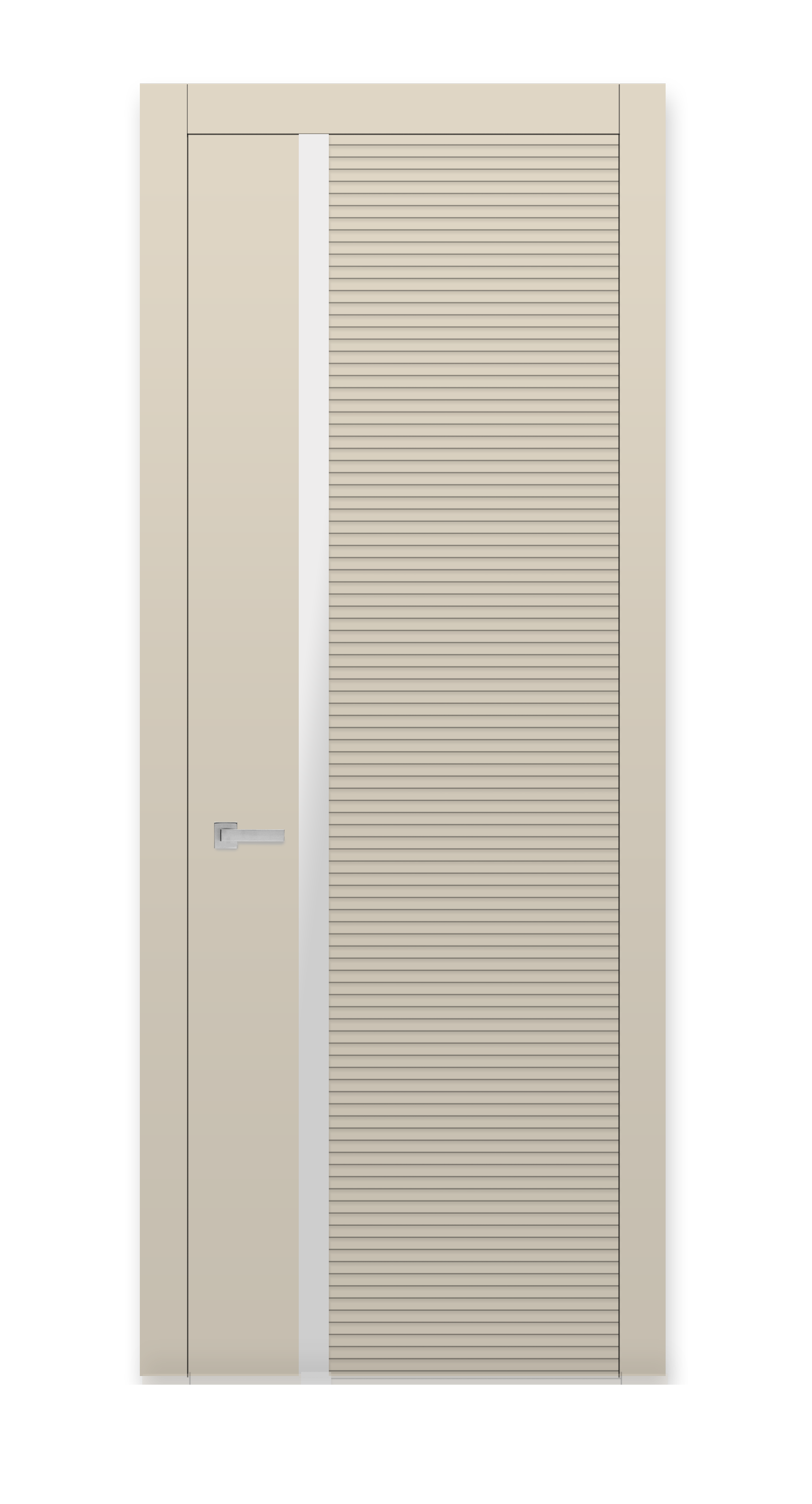 Межкомнатная дверь Урбан-2 остекленная эмаль ral 1013 24908