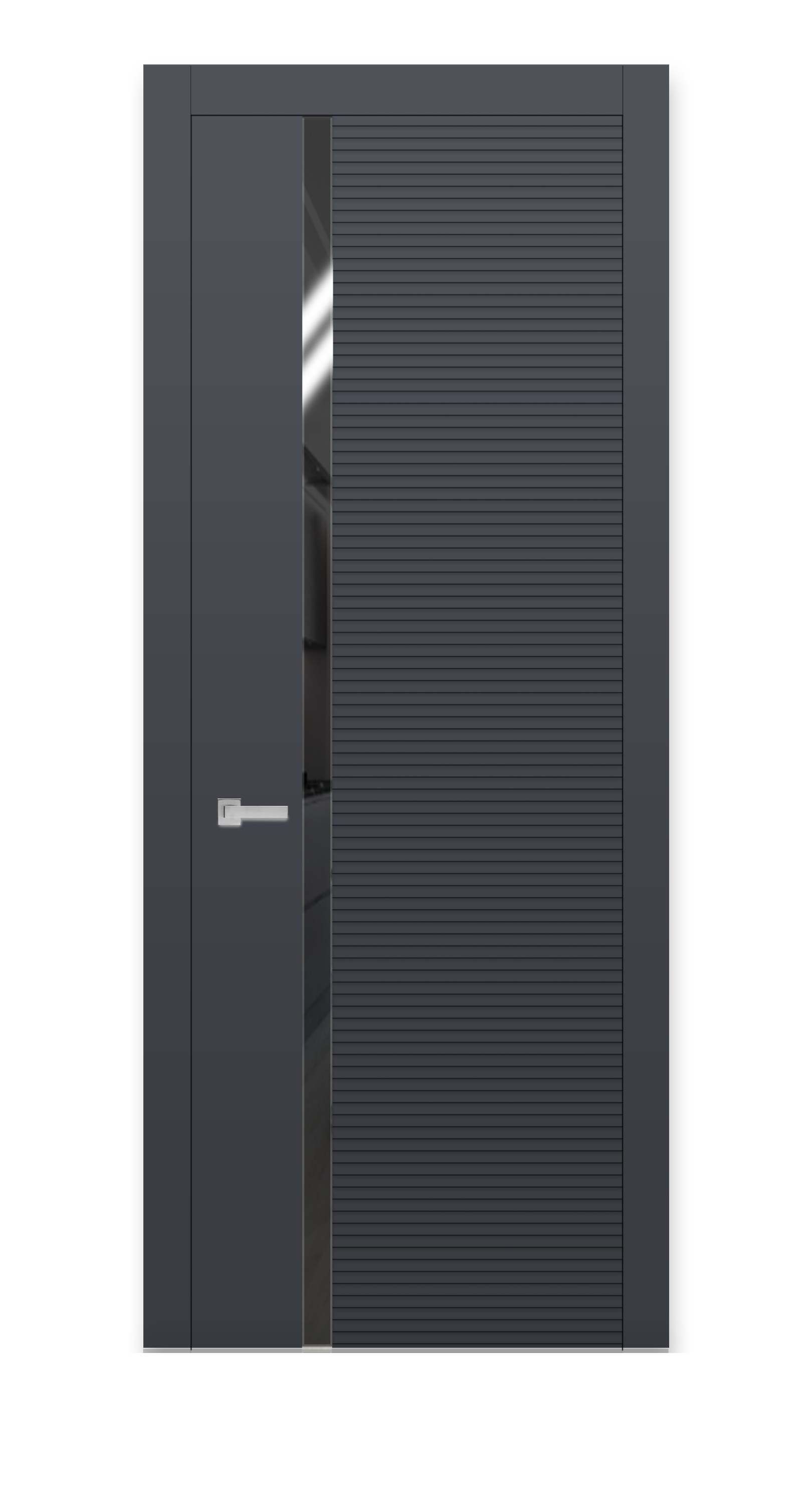 Межкомнатная дверь Урбан-2 остекленная эмаль ral 7024 24916