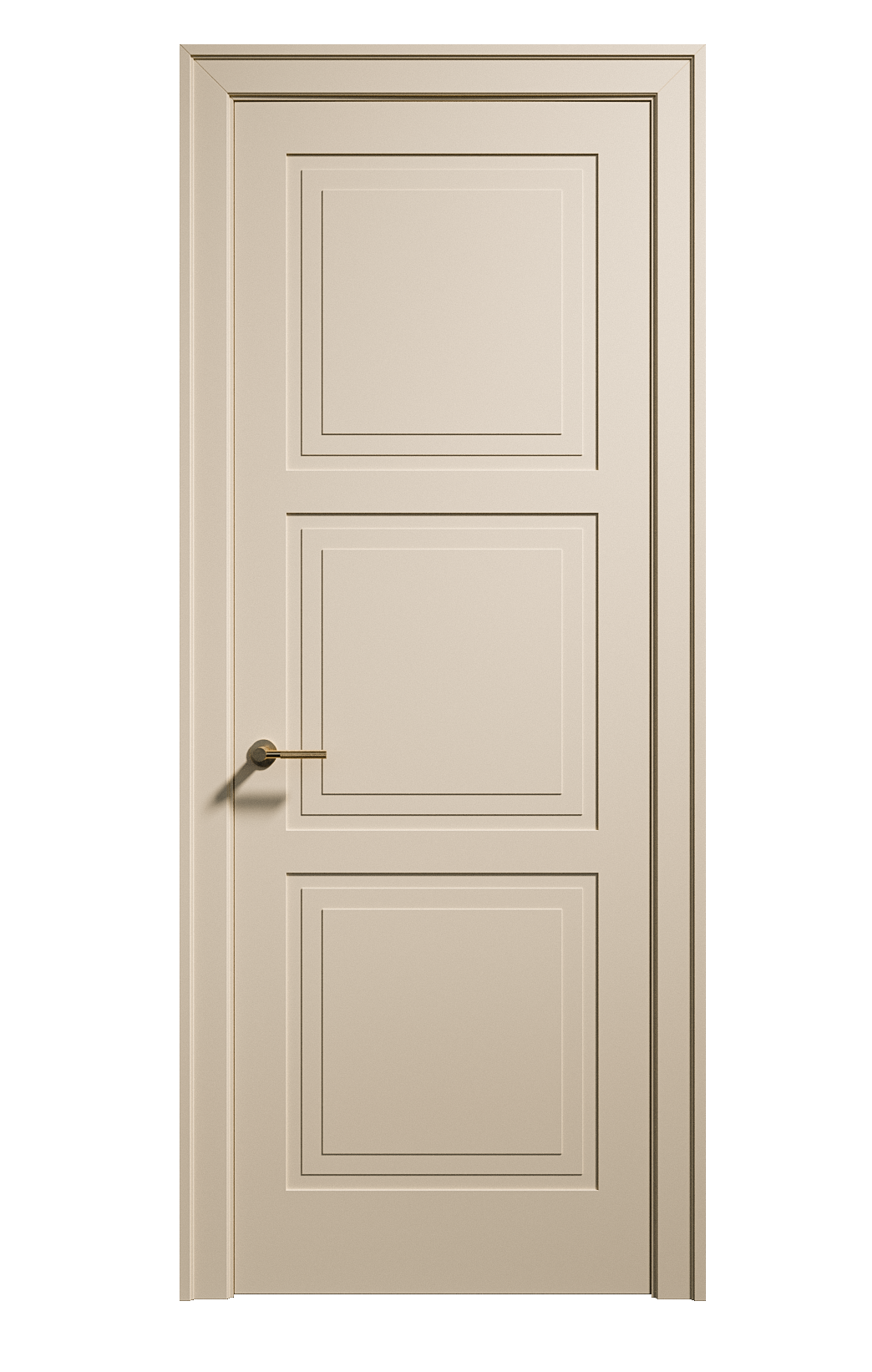 Межкомнатная дверь Статус-5 глухая эмаль ral 9001 26769