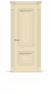 Межкомнатная дверь Мальта-1 остекленная эмаль ral 1015 21894