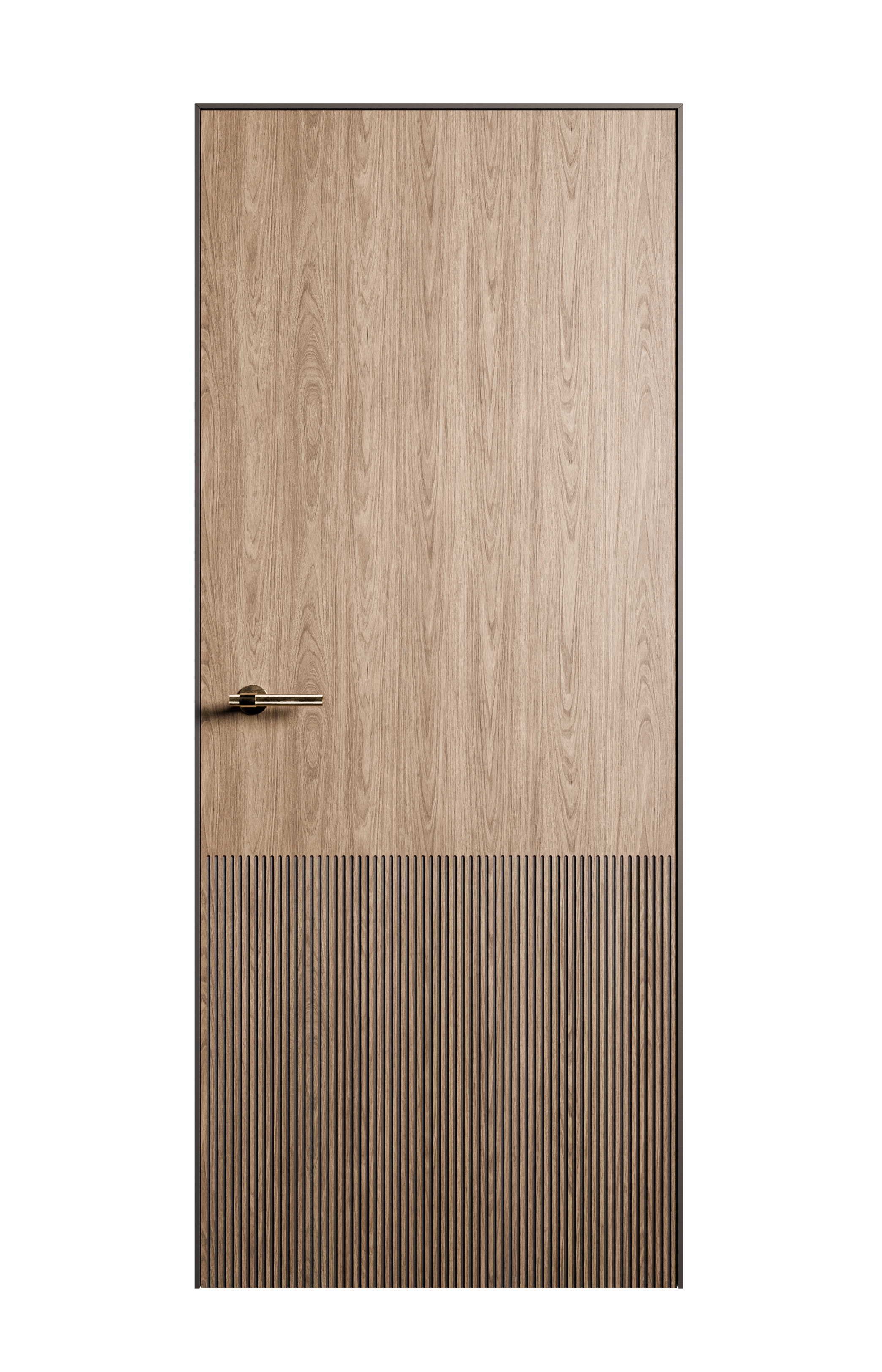 Межкомнатная дверь Linea-5 глухая дуб медовый 27635