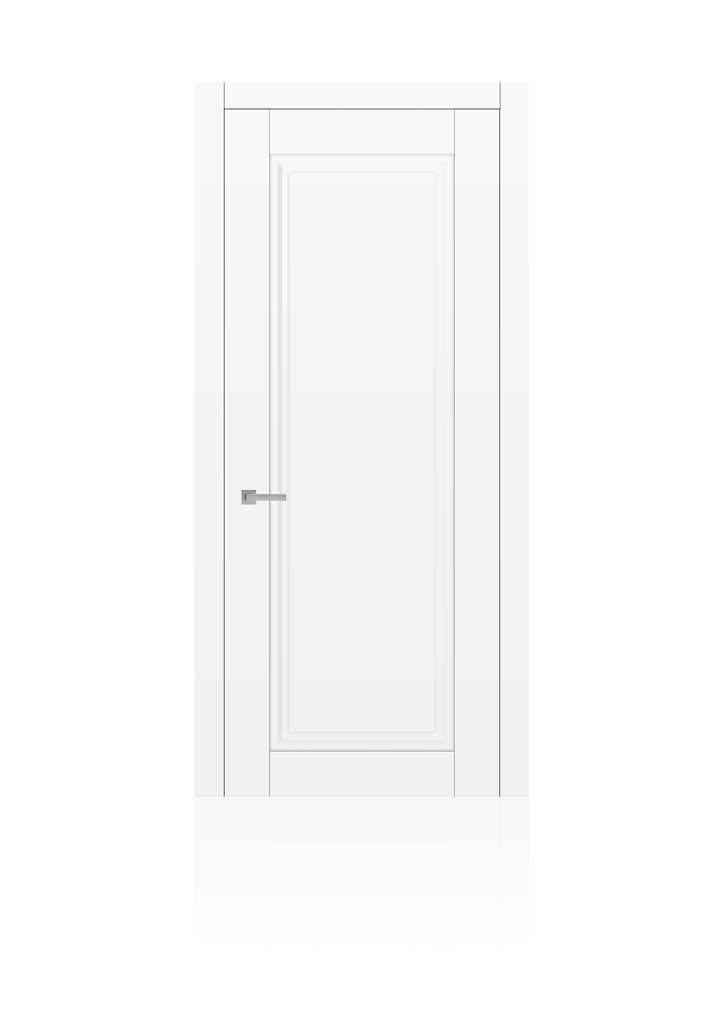 Межкомнатная дверь Сити стандарт глухая эмаль ral 9003 25145